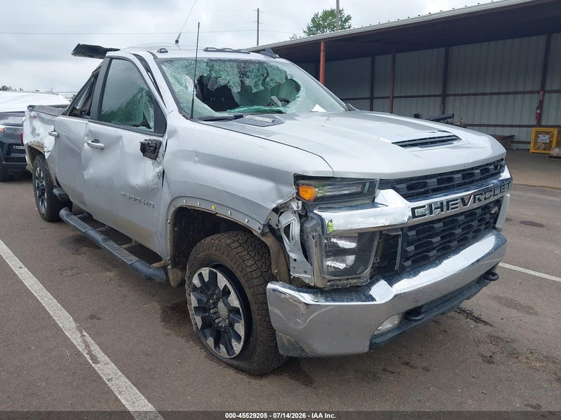 2020 Chevrolet Silverado 2500hd 4wd  Standard Bed Lt Silver vin: 1GC4YNEY1LF298694