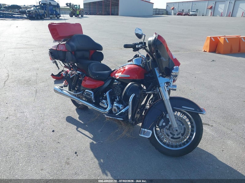 2010 Harley-davidson Flhtk   Red vin: 1HD1KEM15AB665267