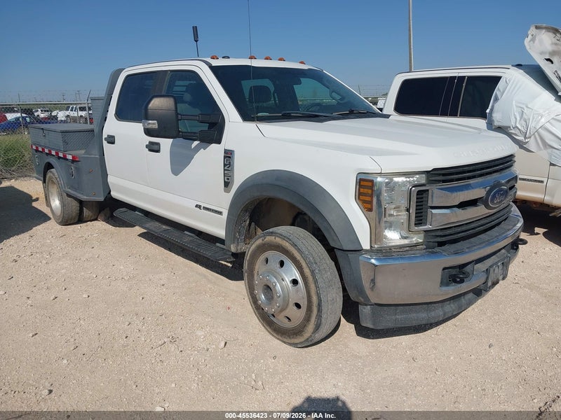 2019 Ford F-450 Xl White vin: 1FT8W4DT9KEF57282