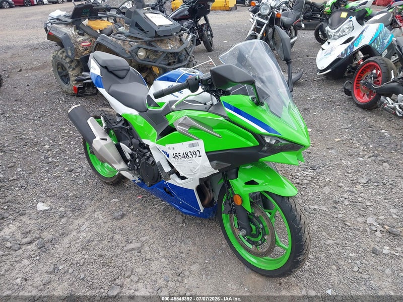 2024 Kawasaki Ex500 A/b Green vin: ML5EXGJ18RDA18525