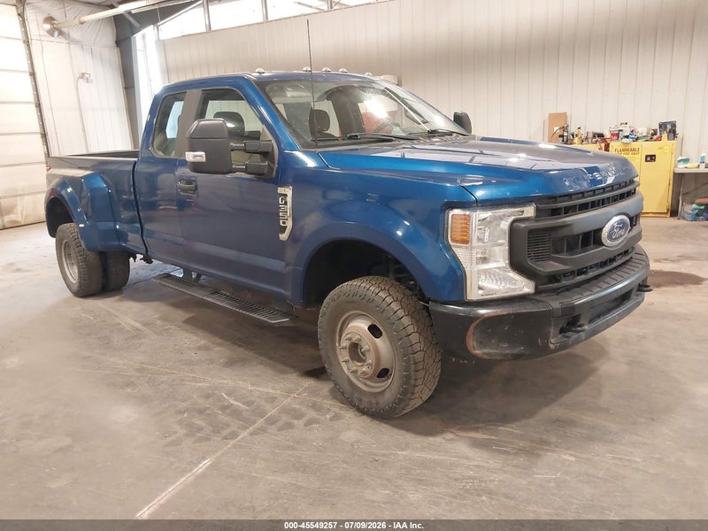 2022 Ford F-350 Lariat/xl/xlt Blue vin: 1FT8X3D66NEF13696