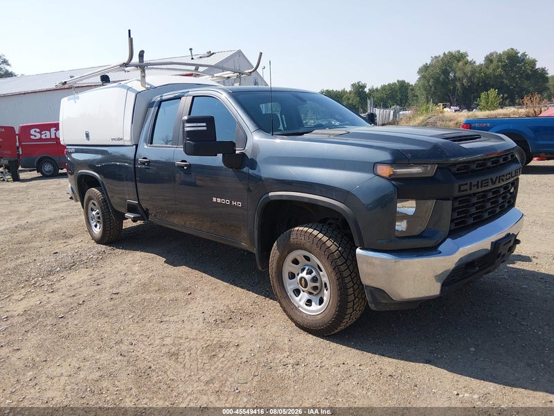 2020 Chevrolet Silverado 3500hd 4wd  Long Bed Wt Gray vin: 1GC5YSE7XLF296677