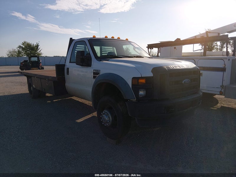 2008 Ford Super Duty F-550 Drw Xl/xlt White vin: 1FDAF56R88EE59289
