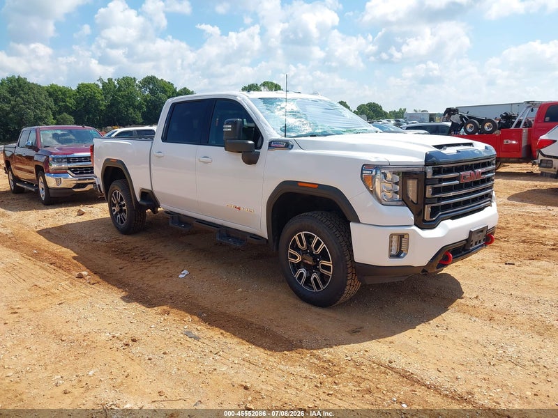 2021 Gmc Sierra 2500hd 4wd  Standard Bed At4 White vin: 1GT49PEY3MF315389