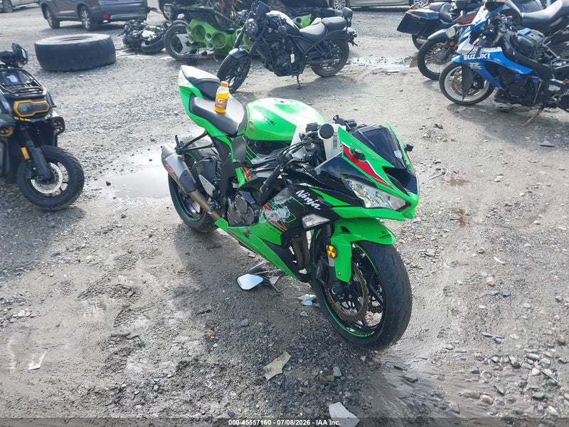 2023 Kawasaki Zx636 K Green vin: JKBZXJH17PA017121