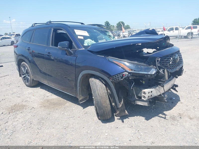 2021 Toyota Highlander Xse Dark Blue vin: 5TDLZRAH6MS083044