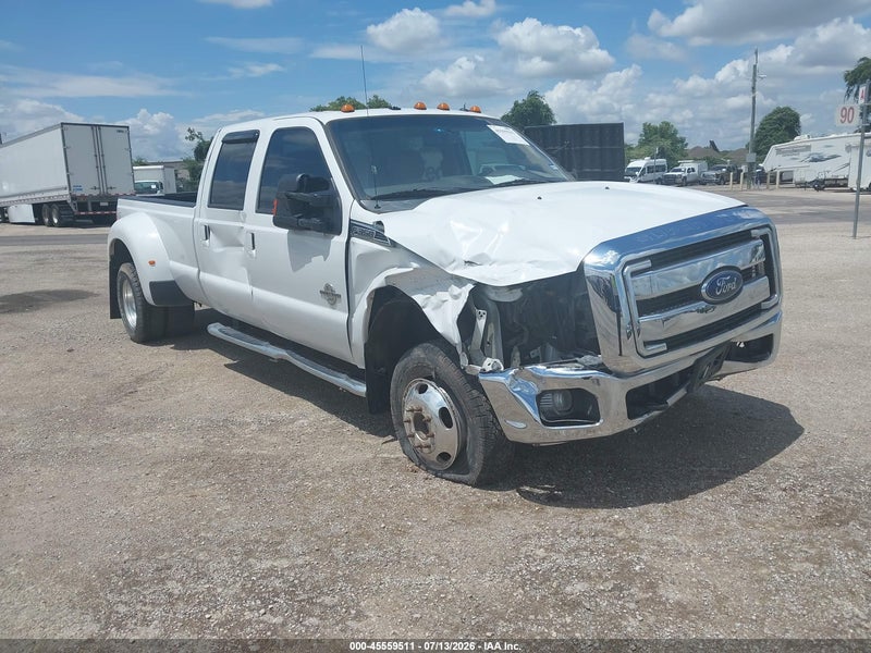 2014 Ford F-350 Lariat/xl/xlt White vin: 1FT8W3DT5EEA24683