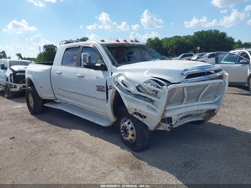 2016 Ram 3500 Laramie White vin: 3C63RRML3GG128354
