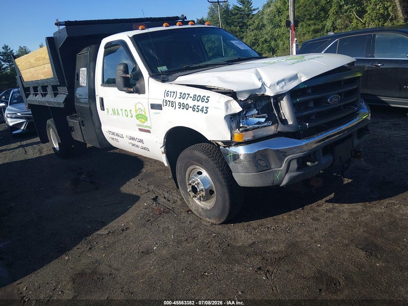 2003 Ford F-350 Xl/xlt White vin: 1FDWF37P53EC51385