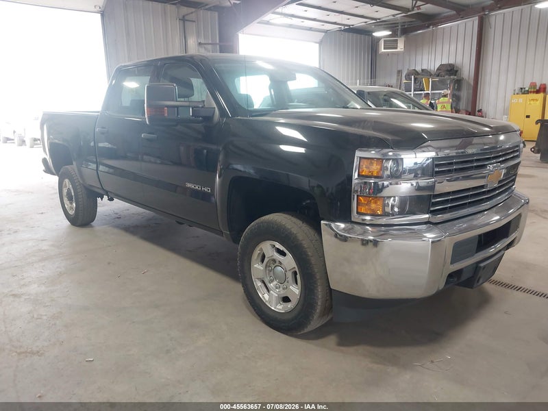 2017 Chevrolet Silverado 3500hd Work Truck Black vin: 1GC4KYCG4HF202268