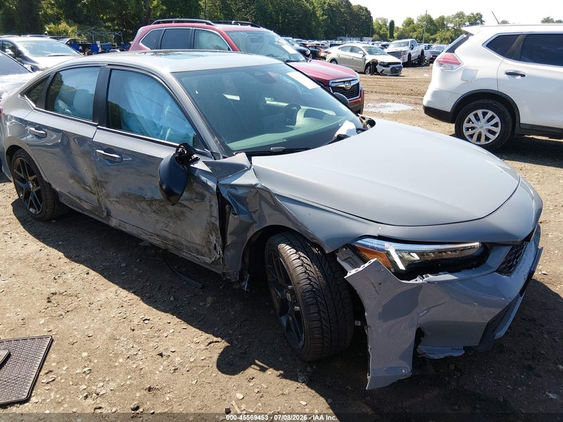 2026 Honda Civic Hybrid Sport/sport Touring Gray vin: 2HGFE4F89TH327997