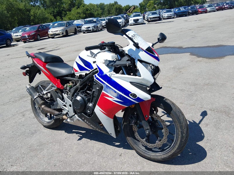2014 Honda Cbr500 R White vin: MLHPC4464E5101416