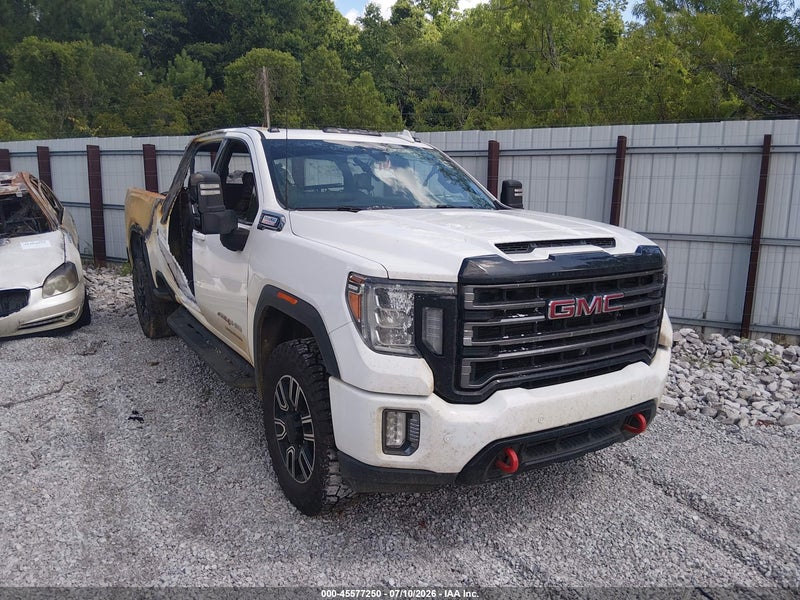 2020 Gmc Sierra 3500hd 4wd  Standard Bed At4 White vin: 1GT49VEY5LF247485