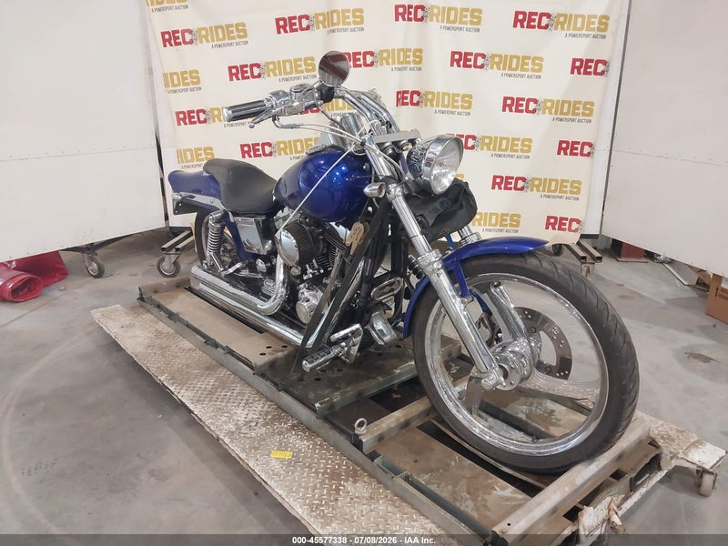 2002 Harley-davidson Fxdwg   Blue vin: 1HD1GEV182Y315193