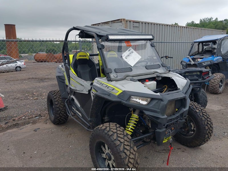 2018 Polaris Rzr S 900 Eps Gray vin: 3NSVBE870JH467505