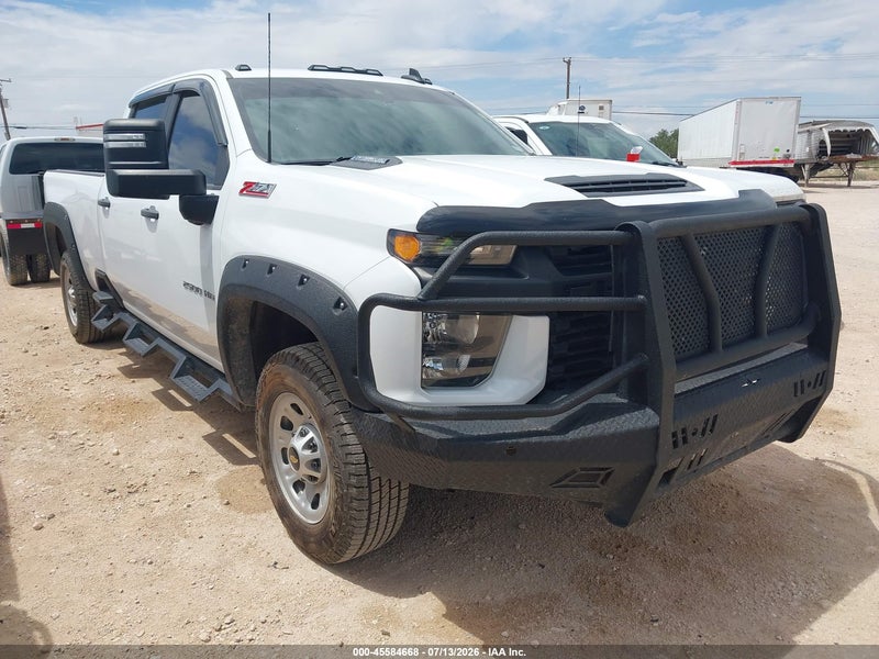 2021 Chevrolet Silverado 2500hd 4wd  Long Bed Wt White vin: 1GC4YLEY9MF109389
