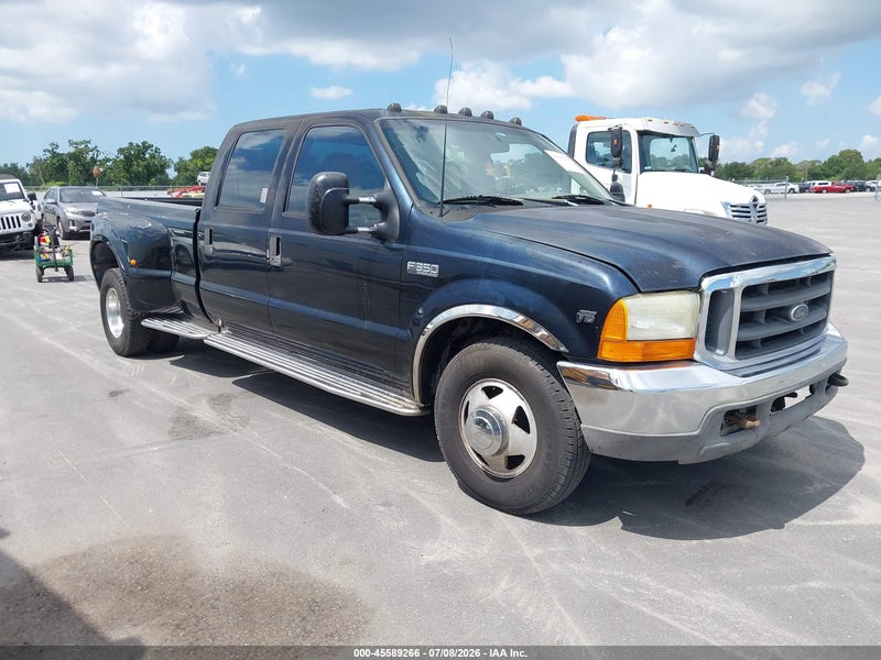 2000 Ford F-350 Lariat/xl/xlt Blue vin: 1FTWW32S2YEB03587