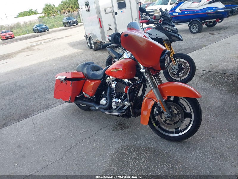 2012 Harley-davidson Flhx Street Glide Оранжевый vin: 1HD1KBM15CB641729