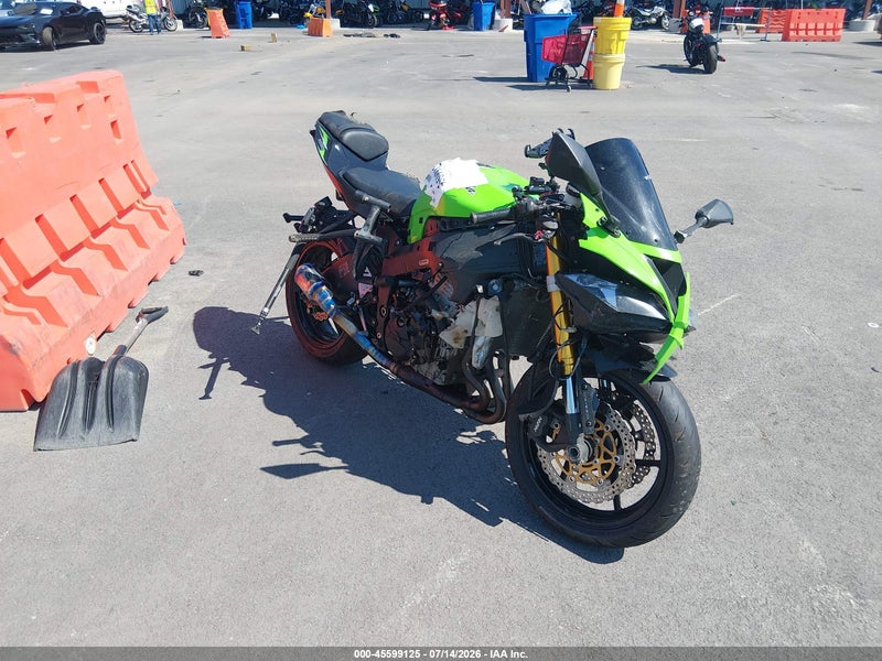 2014 Kawasaki Zx636 F Green vin: JKBZXJF10EA003478
