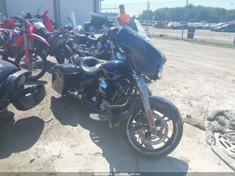 2014 Harley-davidson Flhx Street Glide Dark Blue vin: 1HD1KBM14EB606070
