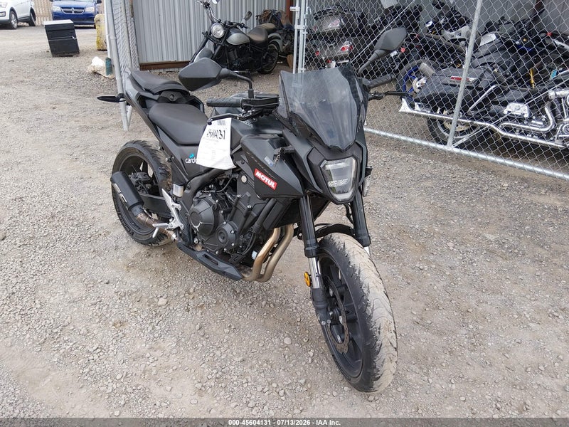 2024 Honda Cb500 F Black vin: MLHPC7155R5000372