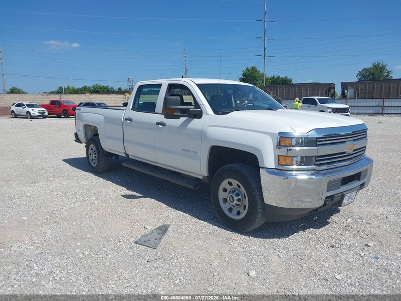 2017 Chevrolet Silverado 3500hd Work Truck White vin: 1GC4KYCG5HF182659