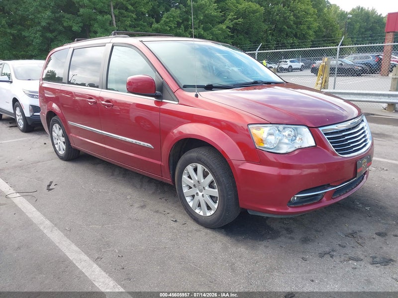 2014 Chrysler Town & Country Touring Burgundy vin: 2C4RC1BG3ER251607