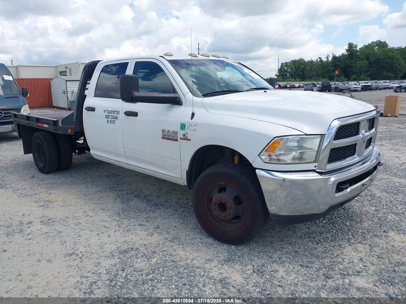 2015 Ram 3500 Chassis Tradesman/slt/laramie White vin: 3C7WRSCLXFG581421