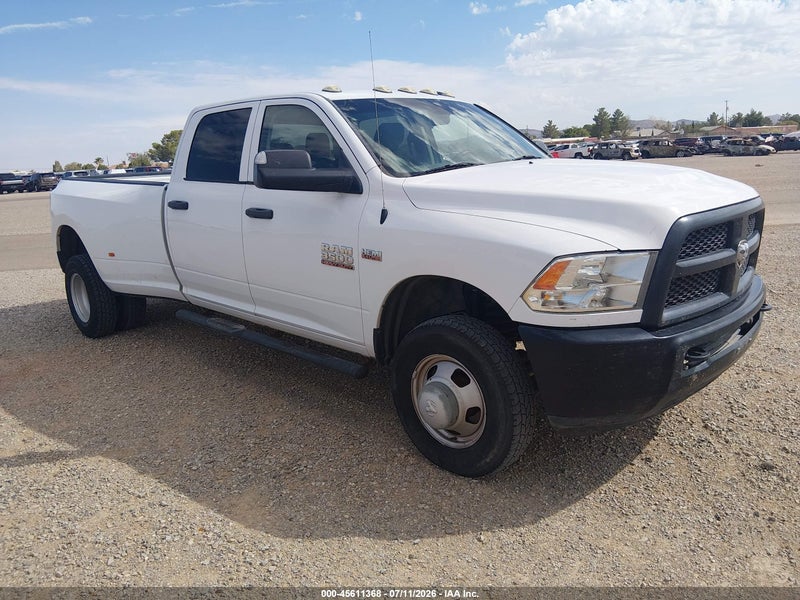 2016 Ram 3500 Tradesman White vin: 3C63RRGJ5GG332504