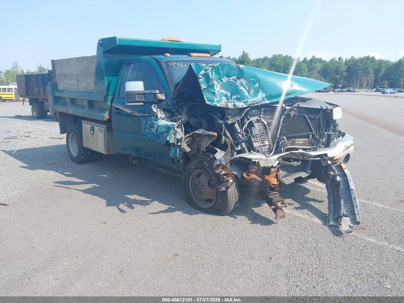 2006 Gmc Sierra 3500 Chassis Work Truck Green vin: 1GDJK34D86E190487