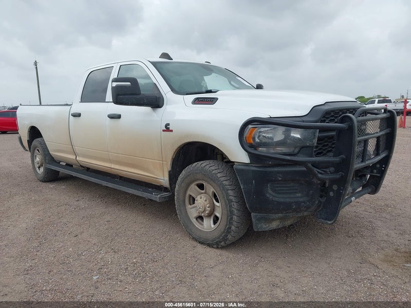 2023 Ram 3500 Tradesman  4x4 8' Box White vin: 3C63R3GL4PG546009