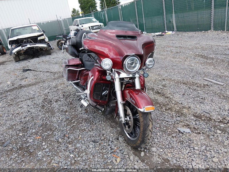 2016 Harley-davidson Flhtk Ultra Limited Burgundy vin: 1HD1KEL10GB636057