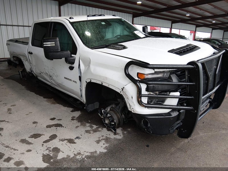 2023 Chevrolet Silverado 2500hd 4wd  Standard Bed Wt White vin: 1GC4YLEY5PF111256