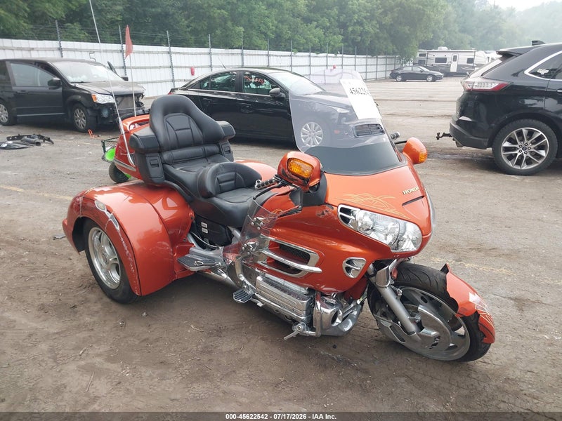 2002 Honda Gl1800 Orange vin: 1HFSC47092A107144
