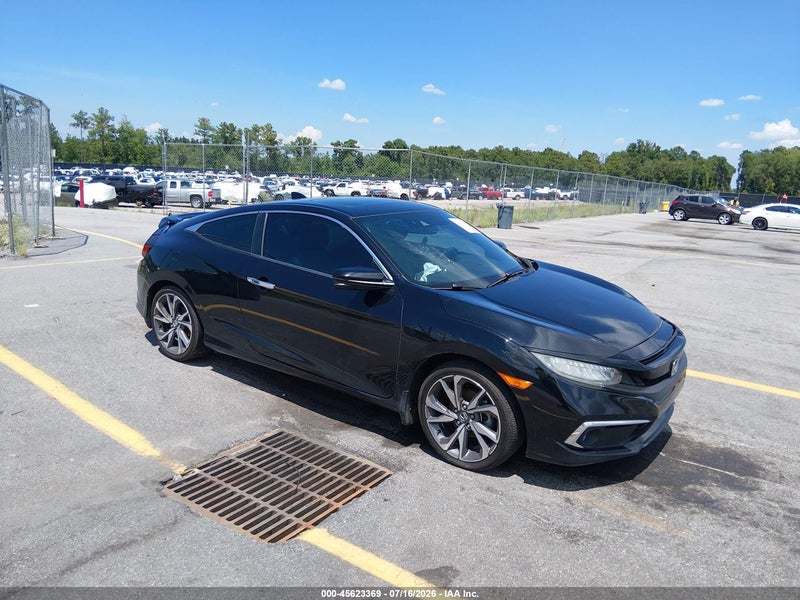 2019 Honda Civic Touring Black vin: 2HGFC3B96KH353583