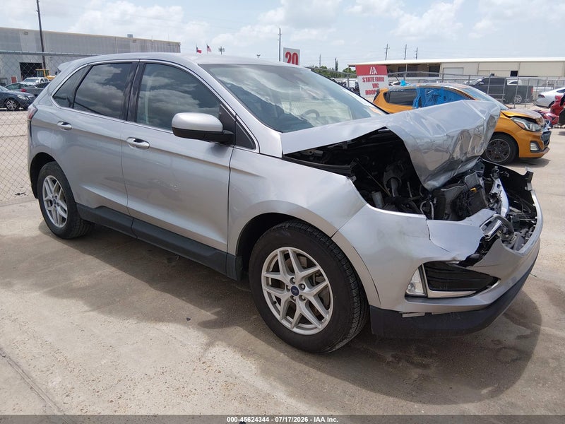 2021 Ford Edge Sel Silver vin: 2FMPK3J91MBA02766