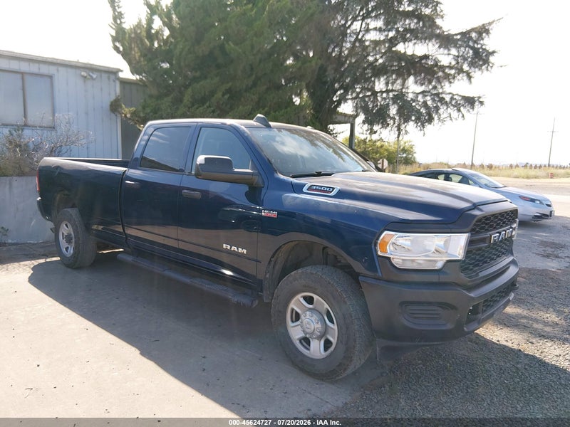 2020 Ram 3500 Tradesman  4x4 8' Box Dark Blue vin: 3C63R3GJ1LG183595
