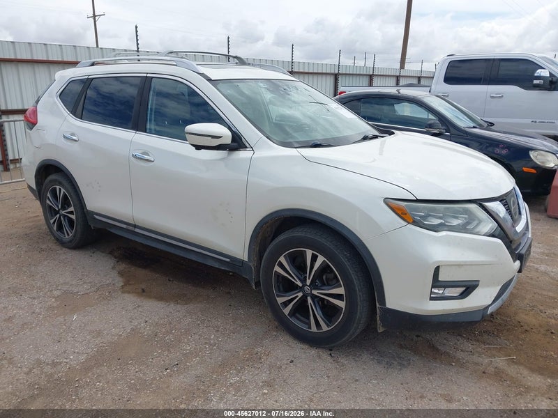 2017 Nissan Rogue Sl White vin: JN8AT2MV7HW270742