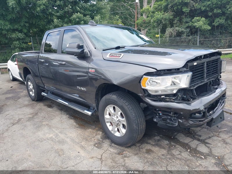2019 Ram 2500 Big Horn  4x2 6'4 Box Gray vin: 3C6UR4DJ9KG684389