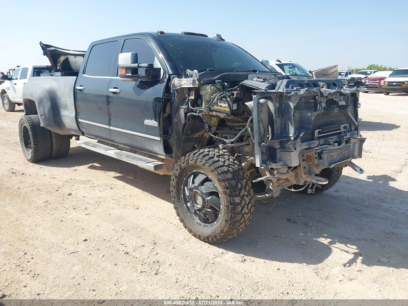 2017 Chevrolet Silverado 3500hd High Country Black vin: 1GC4K1EY6HF175913