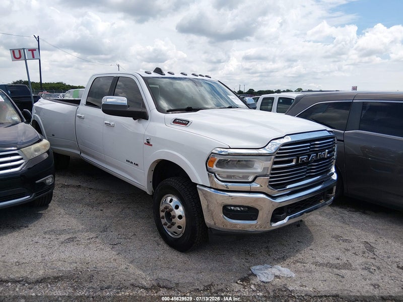 2020 Ram 3500 Laramie Белый vin: 3C63RRJL4LG295028