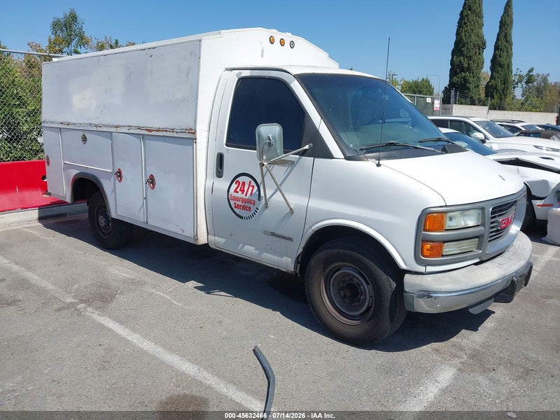 2002 Gmc Savana Cutaway Standard White vin: 1GDHG31R821195321