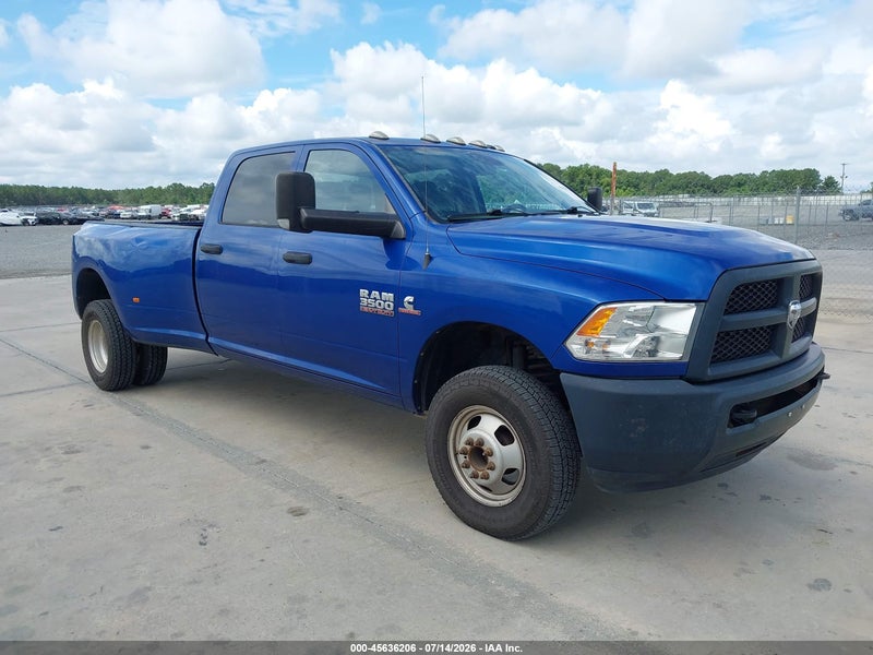 2017 Ram 3500 Tradesman  4x4 8' Box Navy vin: 3C63RRGL7HG703505
