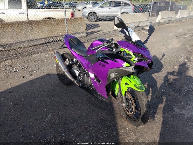 2025 Kawasaki Ex500 A/b Purple vin: ML5EXGJ19SDA50888