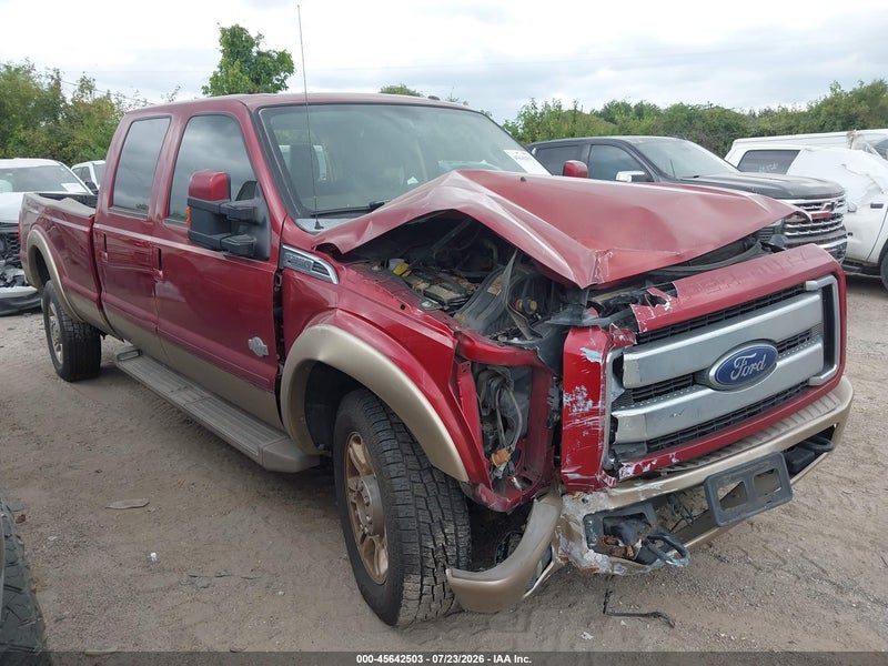 2014 Ford F-350 Lariat Red vin: 1FT8W3BT3EEB23716
