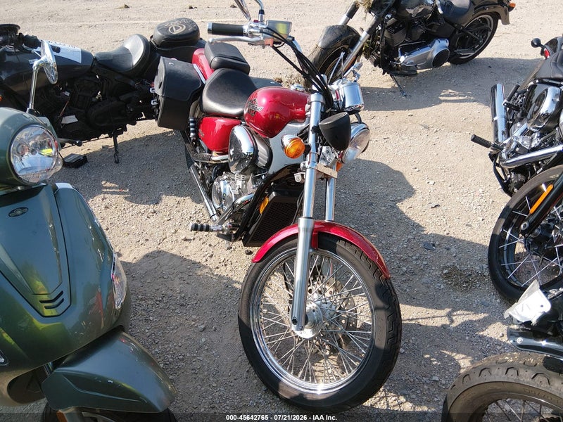 2007 Honda Vt600 Cd Red vin: JH2PC214X7K810695
