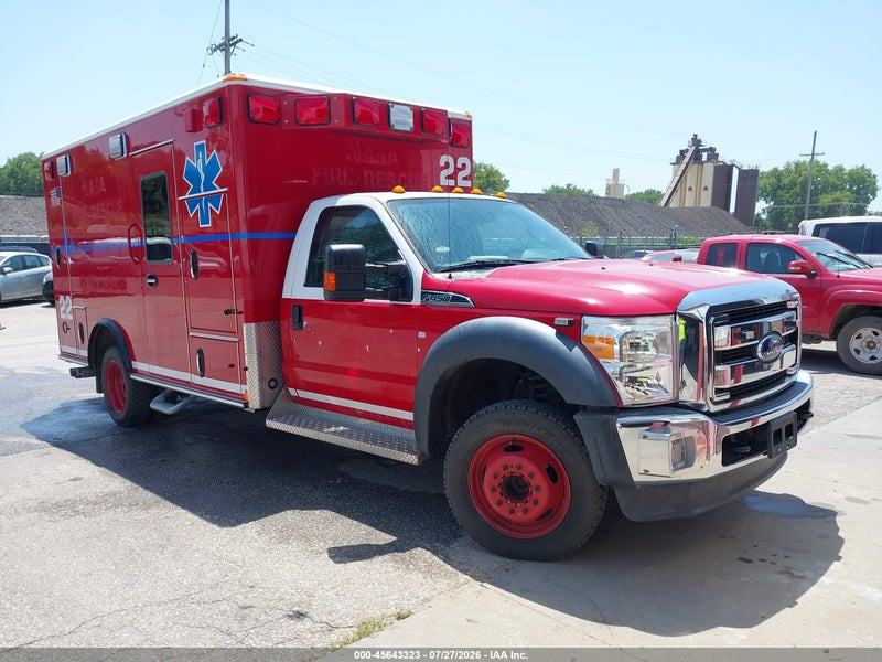2016 Ford F-450 Chassis Xlt Red vin: 1FDUF4GT4GEC75998
