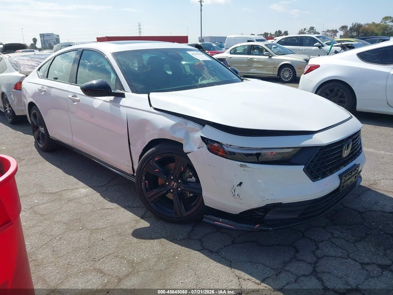 2026 Honda Accord Hybrid Sport-l White vin: 1HGCY2F70TA006936