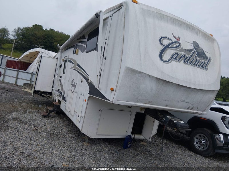 2009 Forest River Cardinal   Белый vin: 4X4FCAF2X9G095200