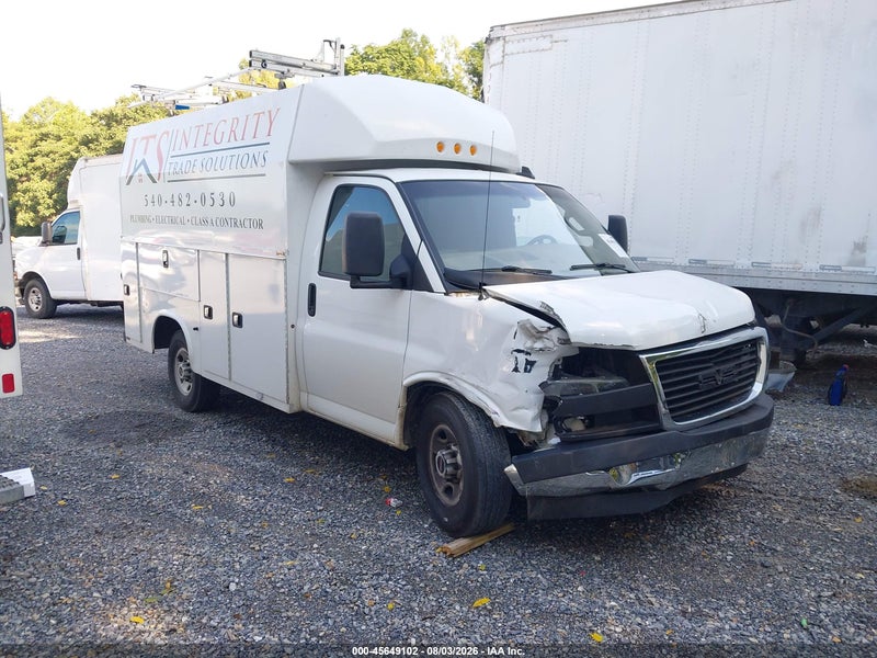 2019 Gmc Savana Cutaway Work Van Белый vin: 1GD07RFG0K1284579